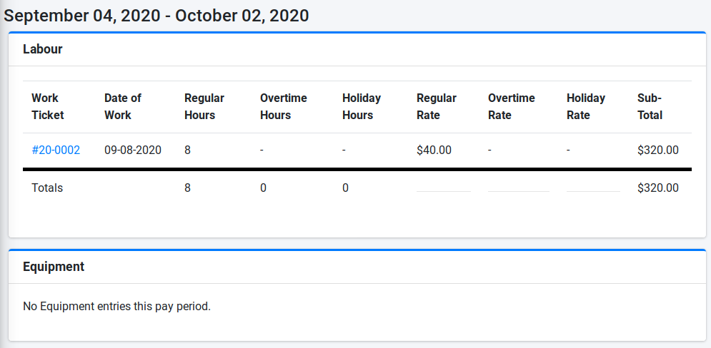 Employee Timesheet